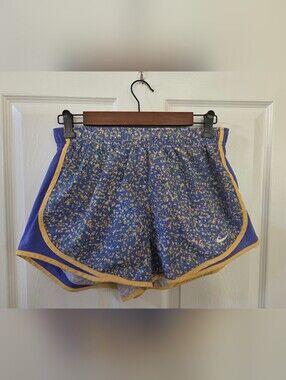 Nike Tempo Icon Clash Women's Running Shorts Blue Floral Women's Medium
